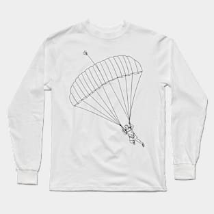 Skydiver Under Canopy Long Sleeve T-Shirt